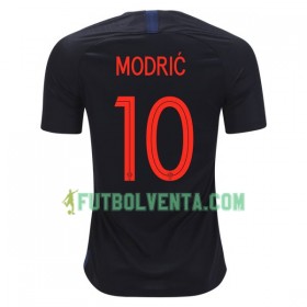Camiseta de fútbol Croacia Modric 10 2ª equipación Mundial 2018